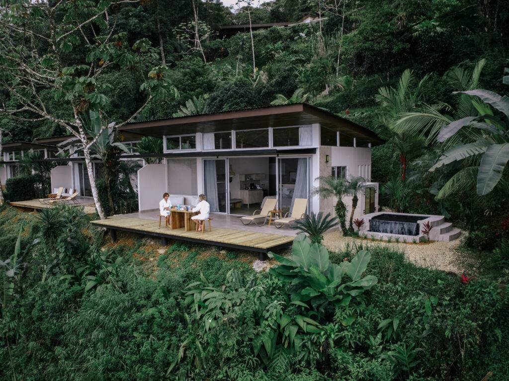 Breakfast at luxury resort in Costa Rica
